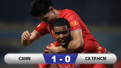  Kết quả CAHN 1–0 CATP.HCM: Chơi thiếu người, CAHN vẫn thắng